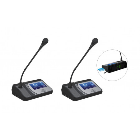 Серия TS-0200 TS-0203/ TS-0203A Микрофон председателя/микрофон делегата