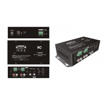 T-220AP 2 x 20 W Мини-стерео усилитель класса D (балансные входы + мостовой режим)