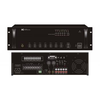  TI-650 Микшерный усилитель на 5 зон (вход Phone Jack MIC)/ (балансный вход XLR MIC + фантомное питание)